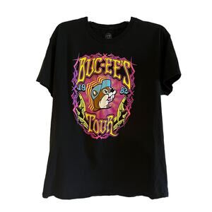 BUC-EE's Tour Shirt 1982-2021 Black 100% Cotton Men's Size L